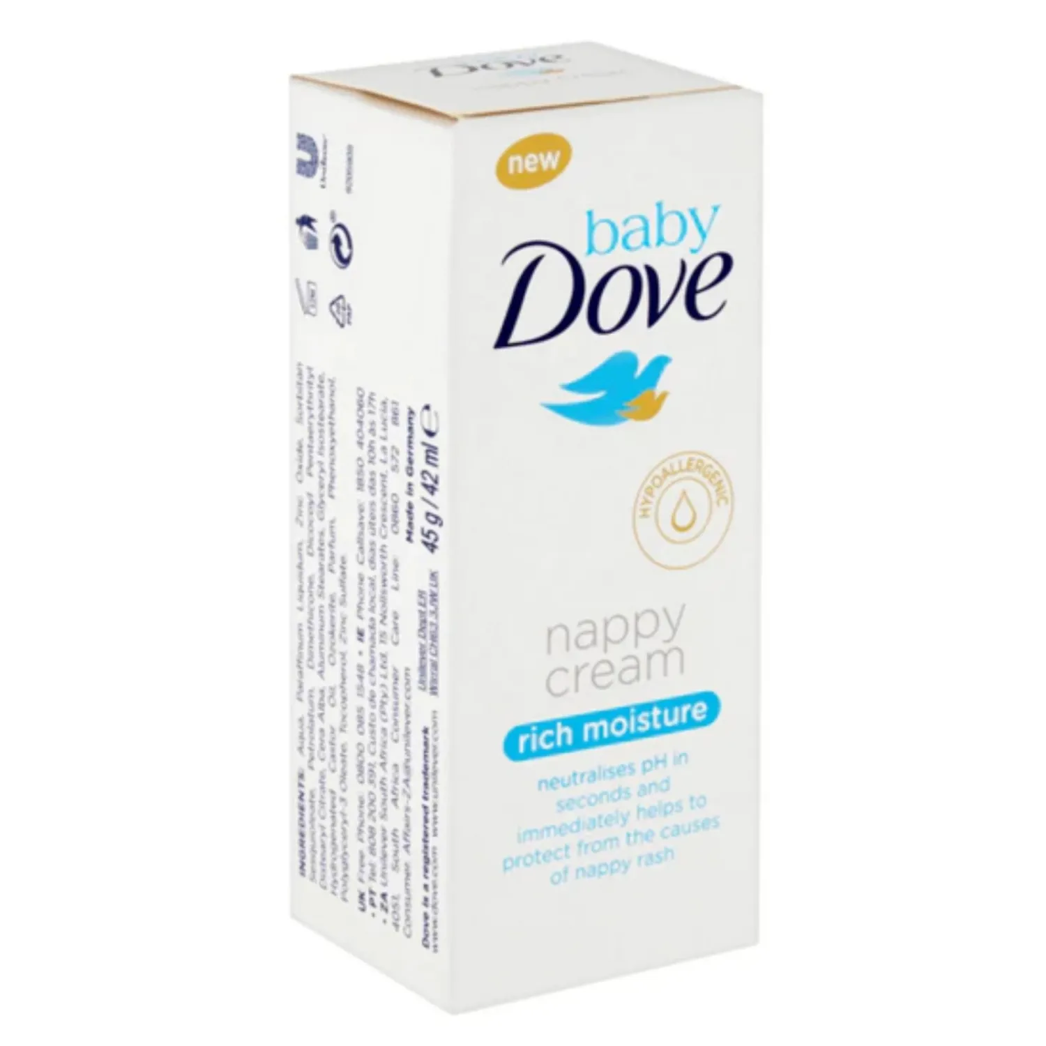 Κρέμα Πάνας Baby Dove Πλούσια Ενυδάτωση, 42ml (45g)