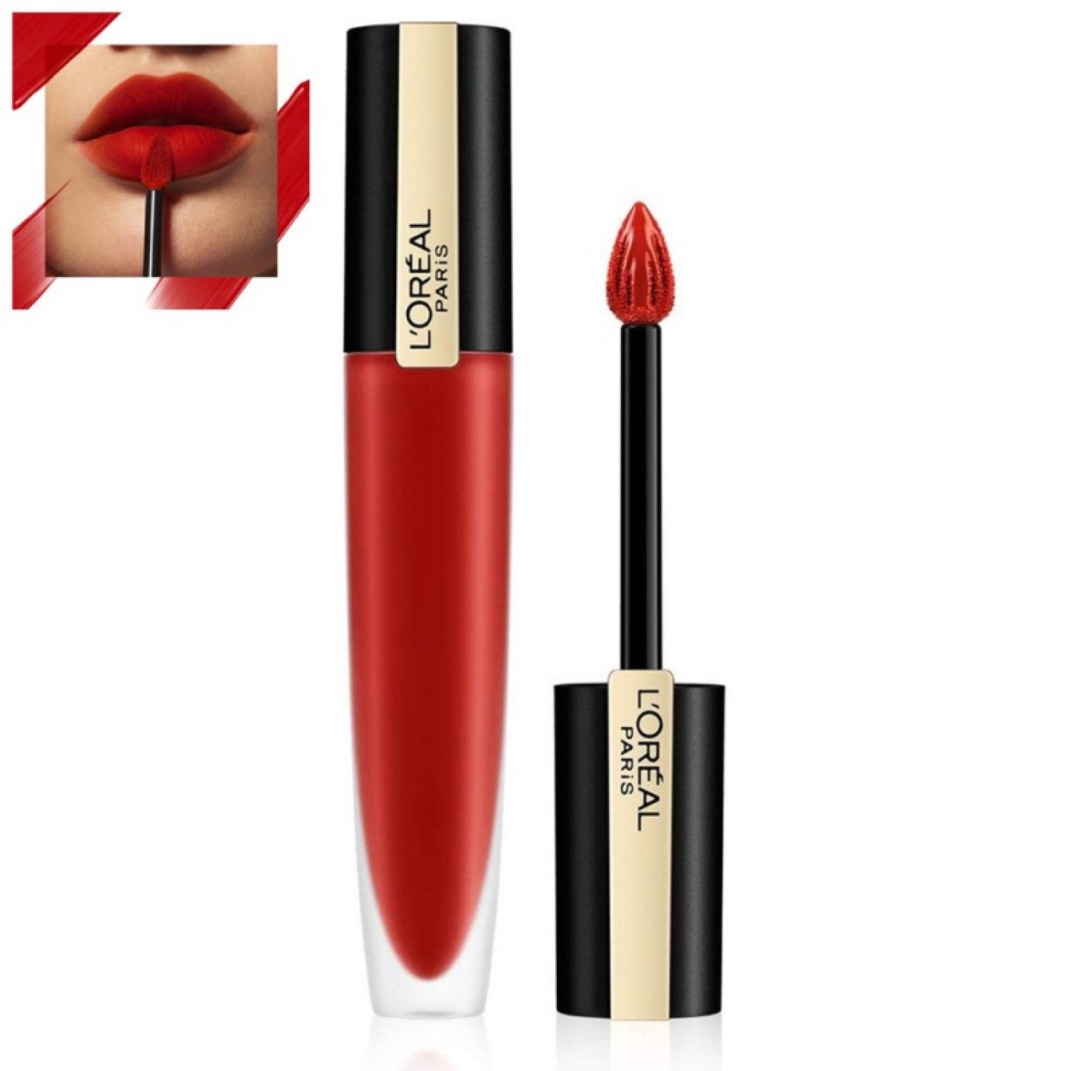 L’Oreal Rouge Signature Matte Liquid Lipstick 115 I Am Worth It