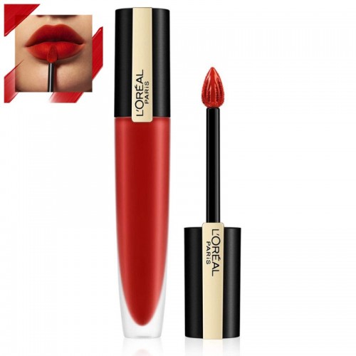 L’Oreal Rouge Signature Matte Liquid Lipstick 115 I Am Worth It