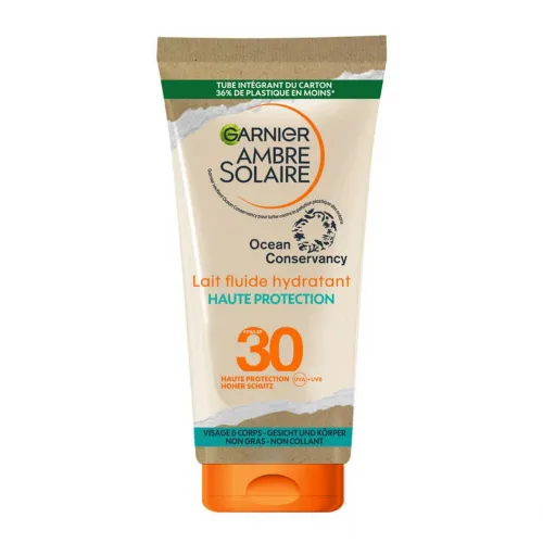 Garnier Ambre Solaire Ενυδατικό  Αντηλιακό Υγρό Γαλάκτωμα Υψηλής Προστασίας SPF30 175ml