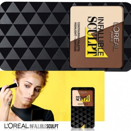 ΠΟΥΔΡΕΣ L’Oreal Infallible Sculpt Contouring Palette 03 Medium