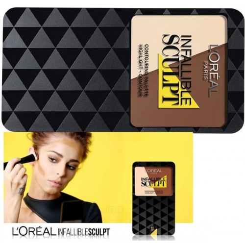 ΠΟΥΔΡΕΣ L’Oreal Infallible Sculpt Contouring Palette 03 Medium