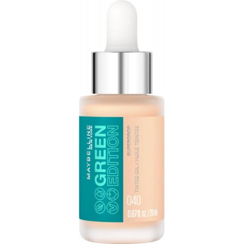  MAKE UP Maybelline Green Edition Superdrop Tinted Oil Makeup N°40 20ml