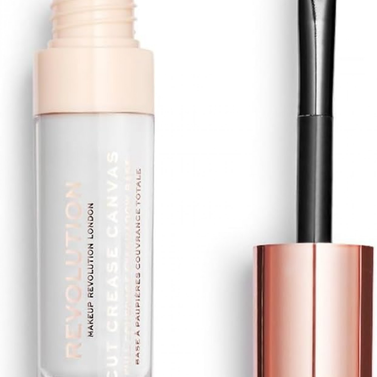 Makeup Revolution Full Coverage Eyeshadow primer Cut Crease Canvas Halo White  4.5ml