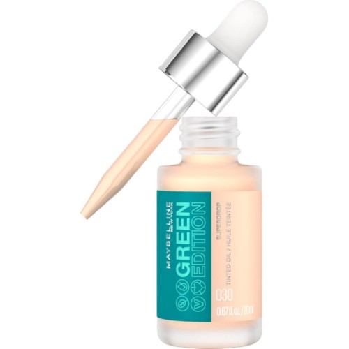  MAKE UP Maybelline Green Edition Superdrop Tinted Oil Makeup N°30 20ml.