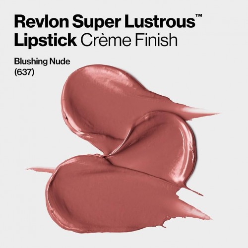 Revlon Super Lustrous Lipstick στην απόχρωση Creme 637 Blushing Nude 4.2g