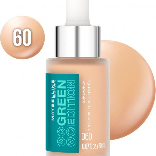 ΜΕΚΑ UP Maybelline Green Edition Superdrop Tinted Oil Makeup N°60 20ml