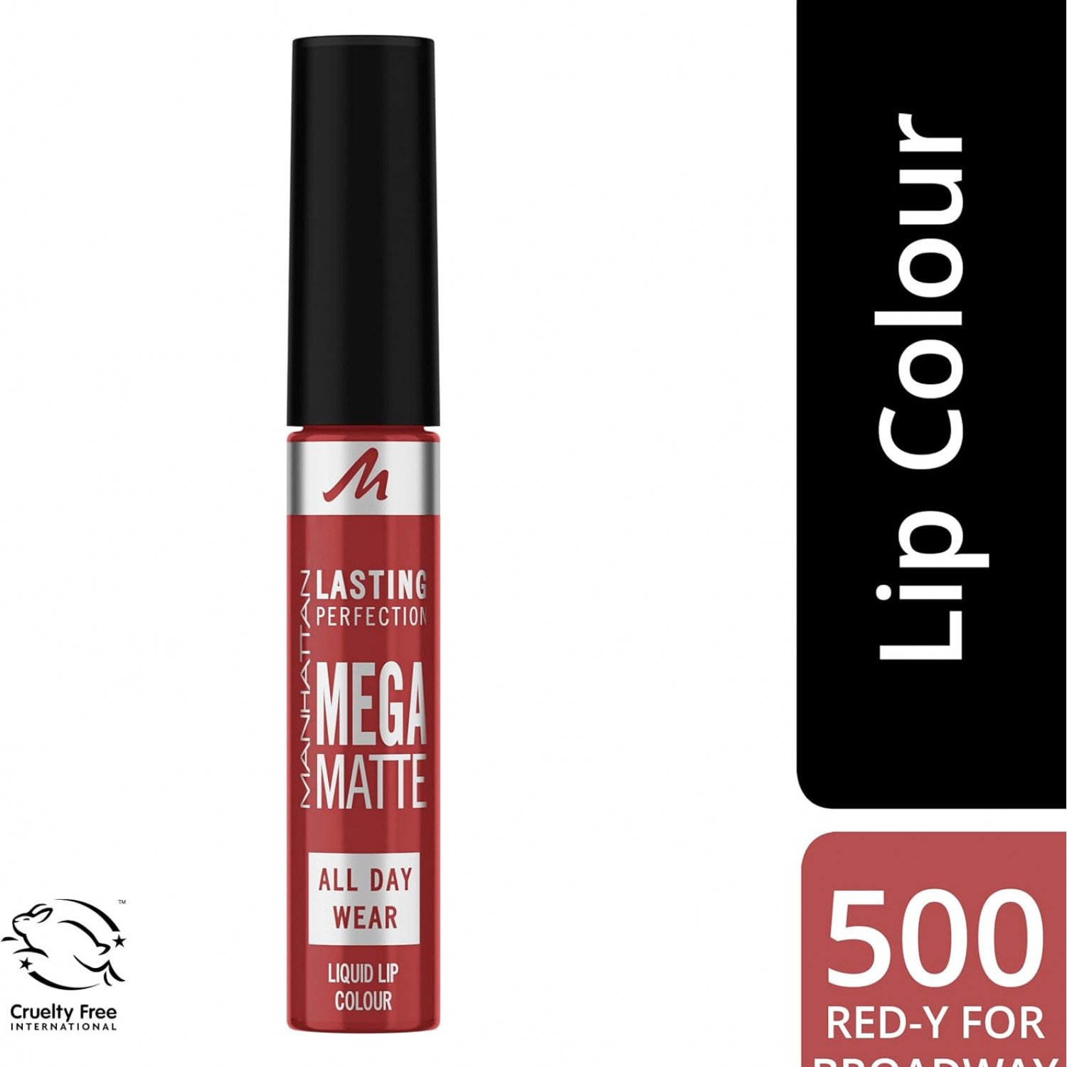 ΚΡΑΓΙΟΝ Manhattan Lasting Perfection Υγρό Ματ Κραγιόν 500 Red-Y for Broadway
