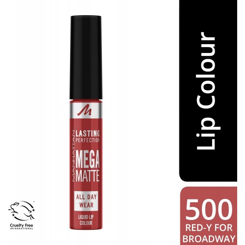 ΚΡΑΓΙΟΝ Manhattan Lasting Perfection Υγρό Ματ Κραγιόν 500 Red-Y for Broadway