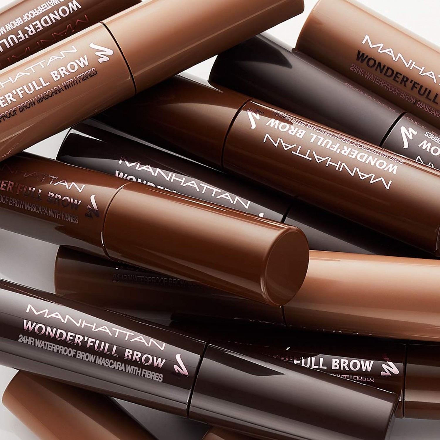 ΜΑΣΚΑΡΕΣ ΦΡΥΔΙΩΝ 6X Manhattan Wonder Full Brow Mascara 002 Medium Brown