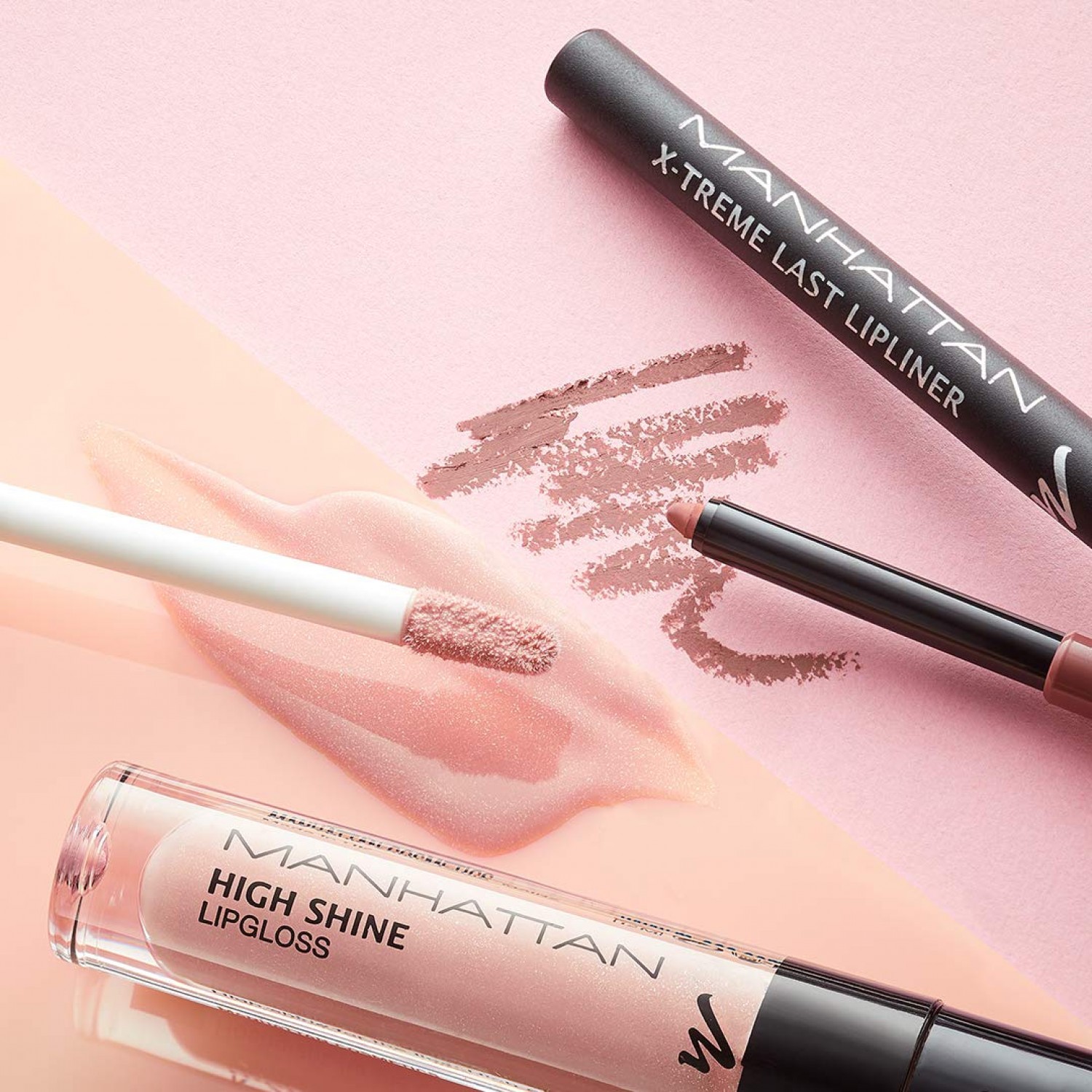 ΚΡΑΓΙΟΝ   Λαμπερό lip gloss Manhattan High Shine LipGloss για έντονο λαμπερό φινίρισμα στα χείλη στο χρώμα 240 