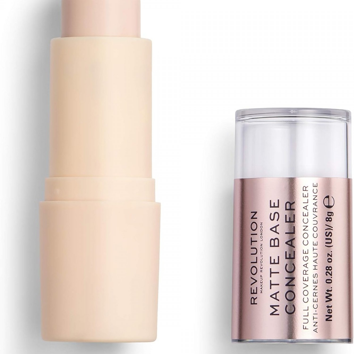 Revolution Beauty London Matte Base Stick Concealer - C0.5 - 8 gr