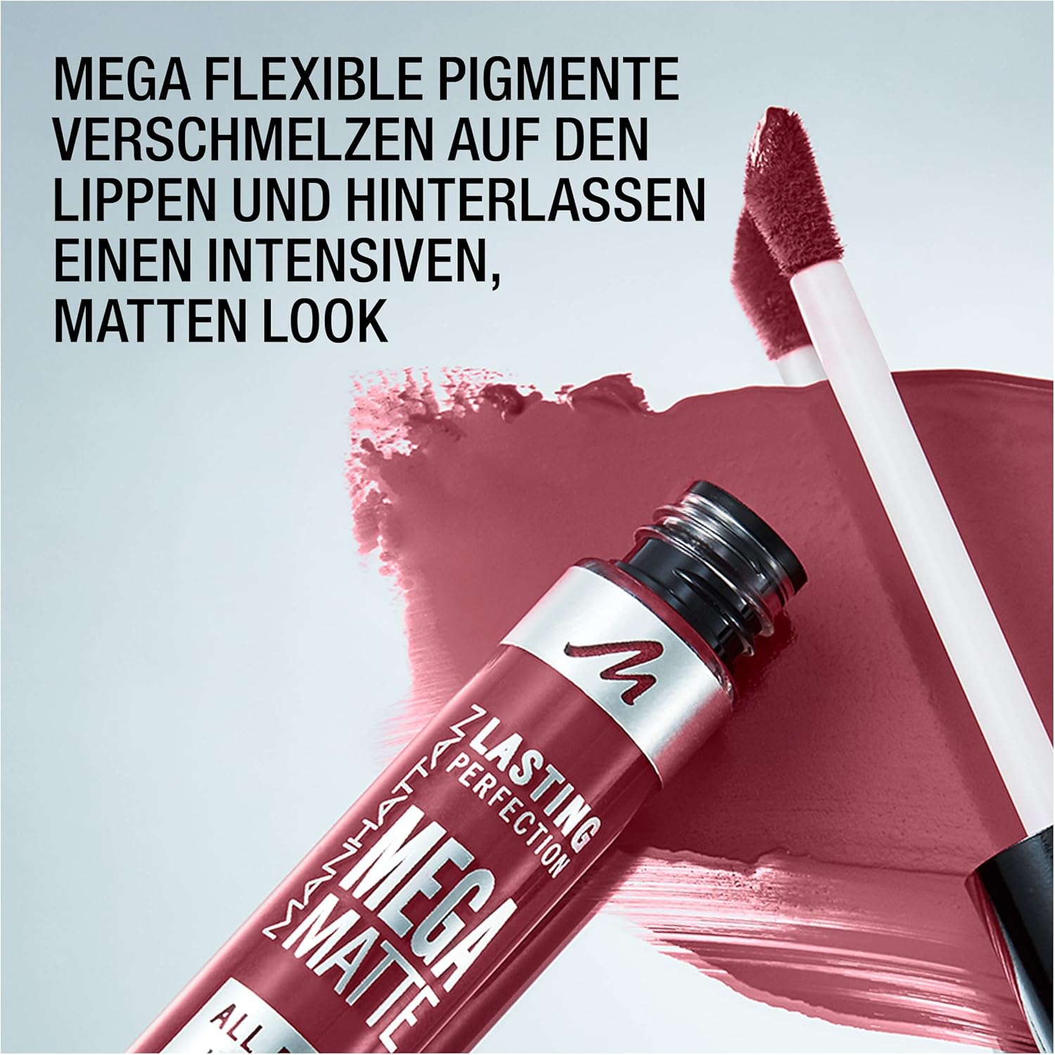 ΚΡΑΓΙΟΝ Manhattan Lasting Perfection Mega Matte Liquid Lip Color, 930 Ruby Passion