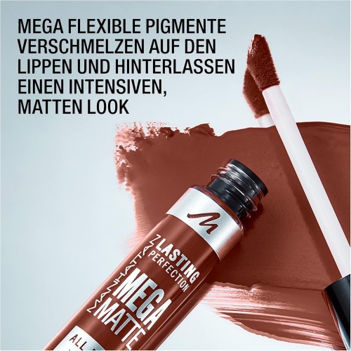 ΚΡΑΓΙΟΝ Manhattan Lasting Perfection Mega Matte Liquid Lip Colour, Colour 725 Love Bite