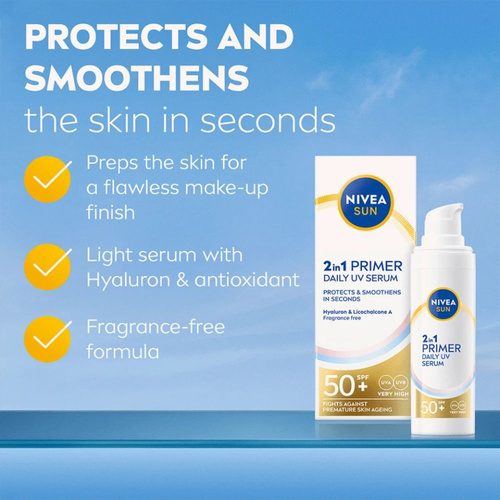 Sun UV Face 2in1 Primer Serum SPF 50+ 30ml