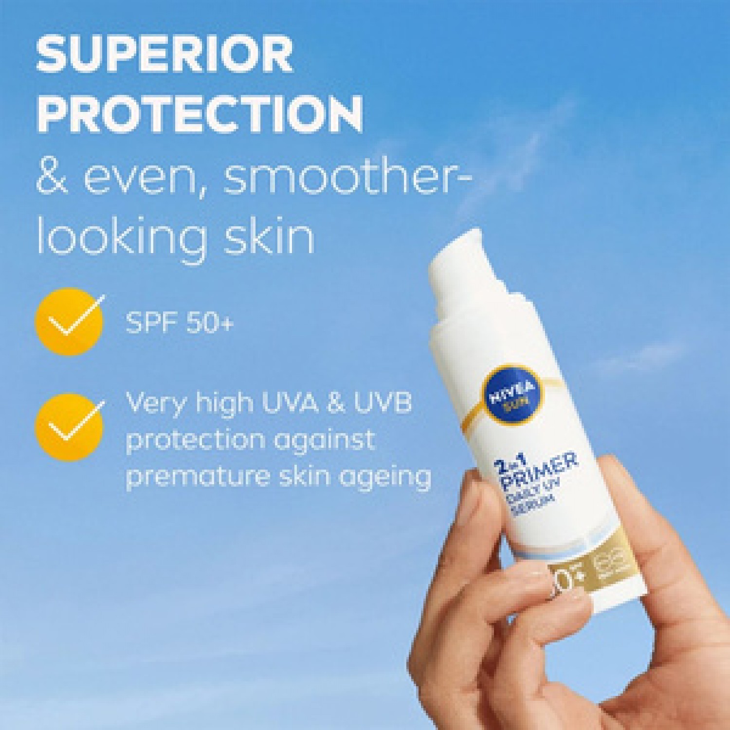 Sun UV Face 2in1 Primer Serum SPF 50+ 30ml