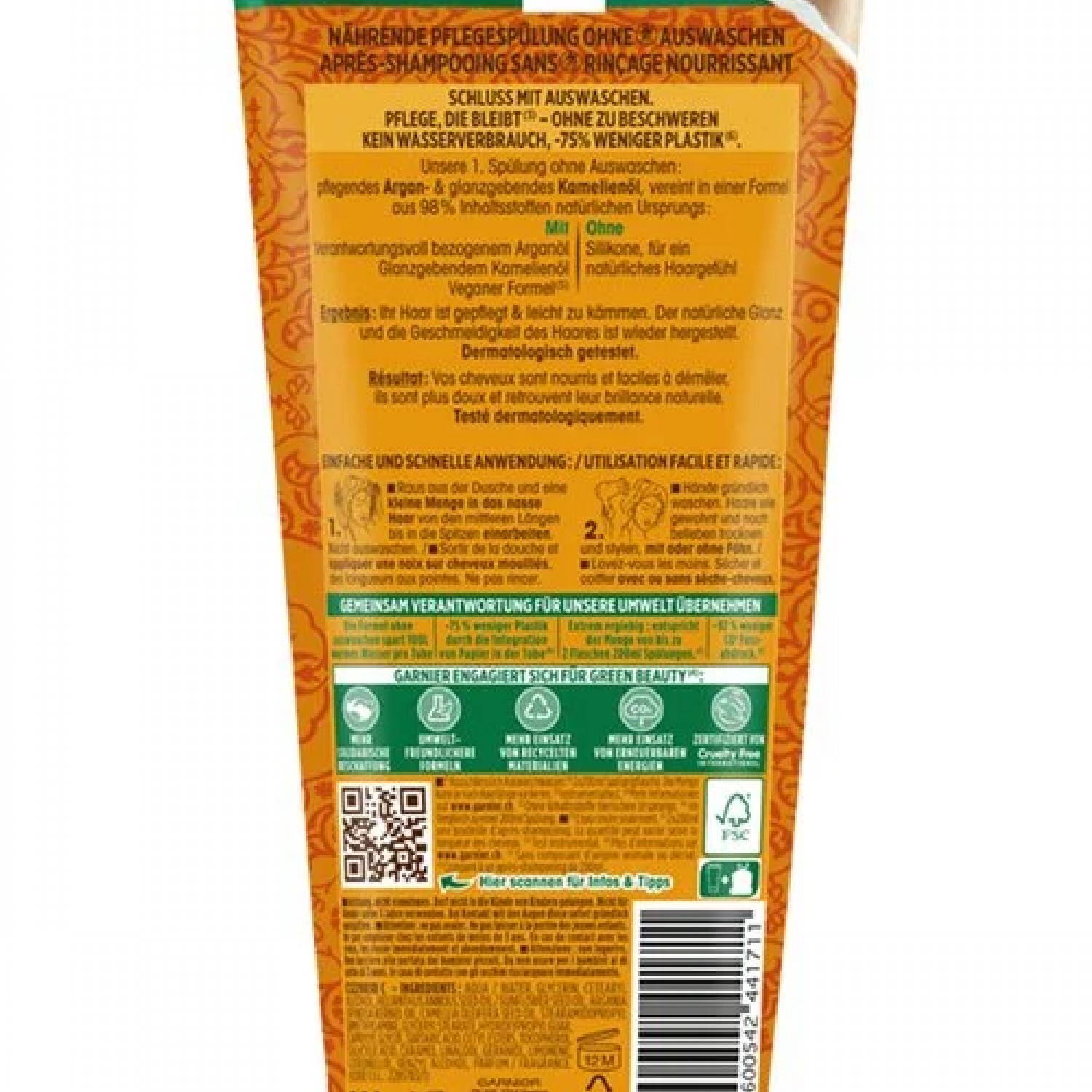 Garnier Ultra Magical Oils Secrets Repairing Conditioner 200ml