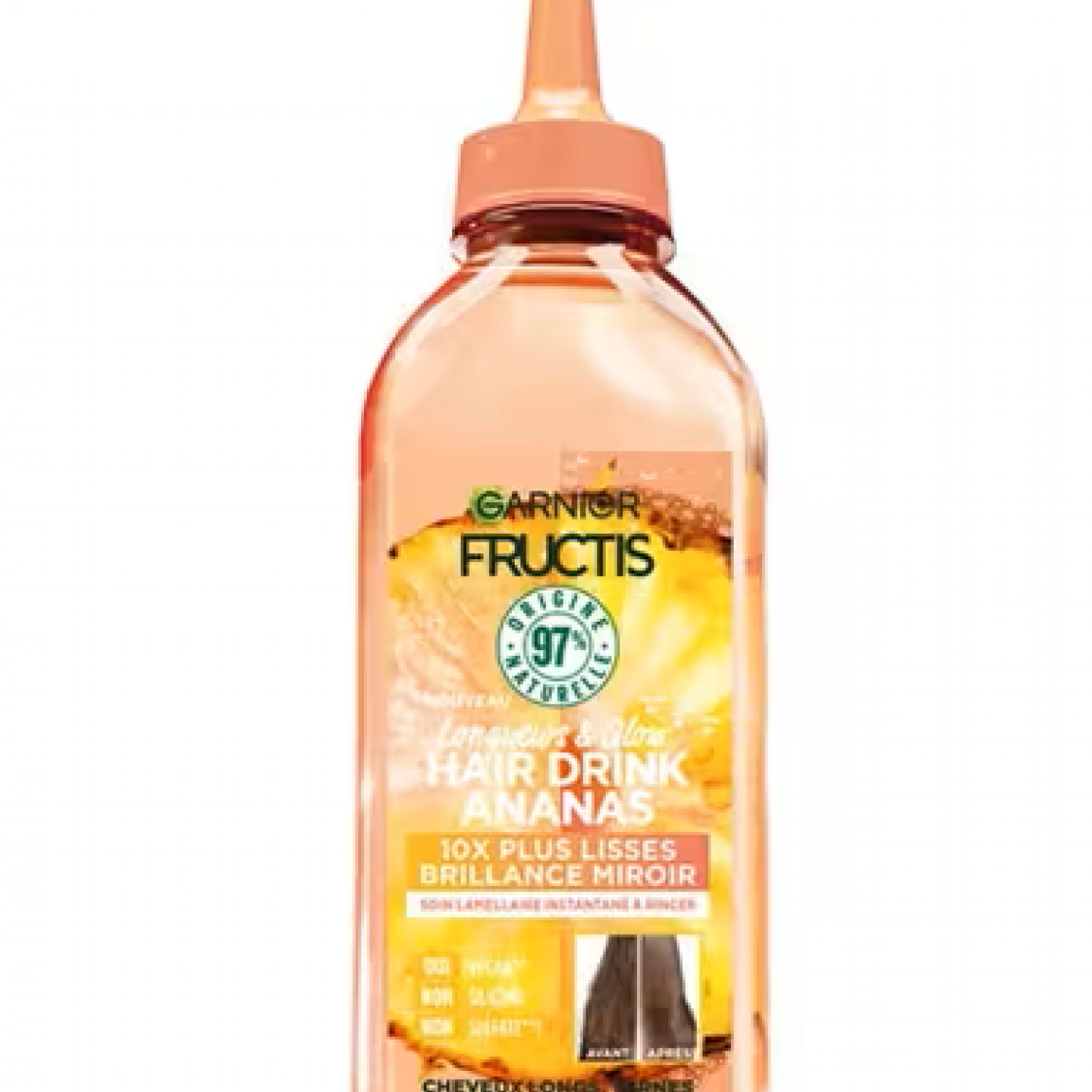 Αναζωογονητικό Garnier Fructis Hair Drink Papaya μαλακτικό μαλλιών
