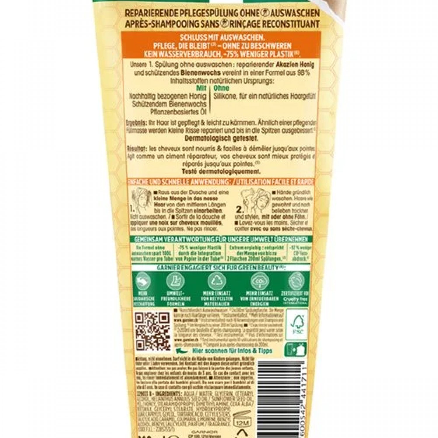 Garnier Ultra Doux Honey Secrets Repairing Conditioner 200ml
