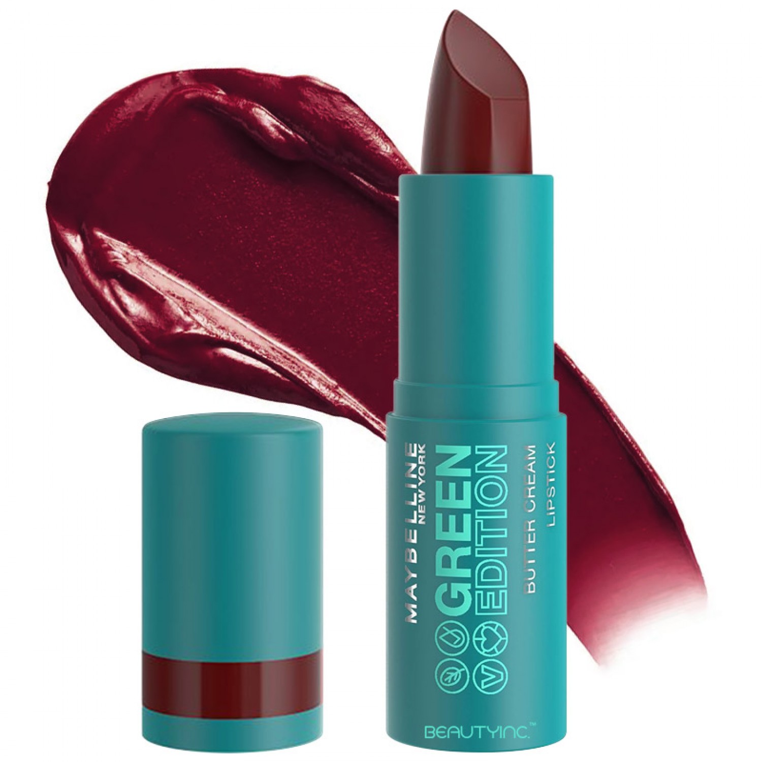Maybelline | Κραγιόν με Κρέμα Βούτυρου Green EditionNo 001 Ecliptic  (10g) | MAGEBCL001