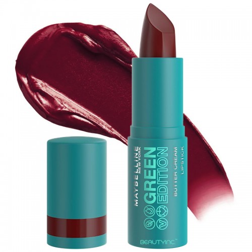 Maybelline | Κραγιόν με Κρέμα Βούτυρου Green EditionNo 001 Ecliptic  (10g) | MAGEBCL001