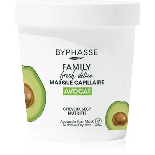 Byphasse Family Fresh Delice Avocat Μάσκα Μαλλιών για Διατήρηση Χρώματος 250ml