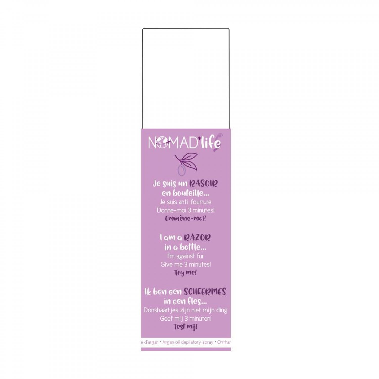 Nomad'Life Αφρός Αποτρίχωσης με Λάδι Αργκάν 50ml