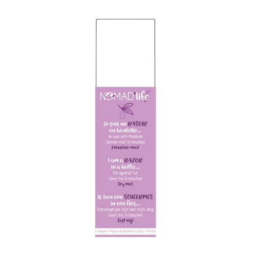 Nomad'Life Αφρός Αποτρίχωσης με Λάδι Αργκάν 50ml