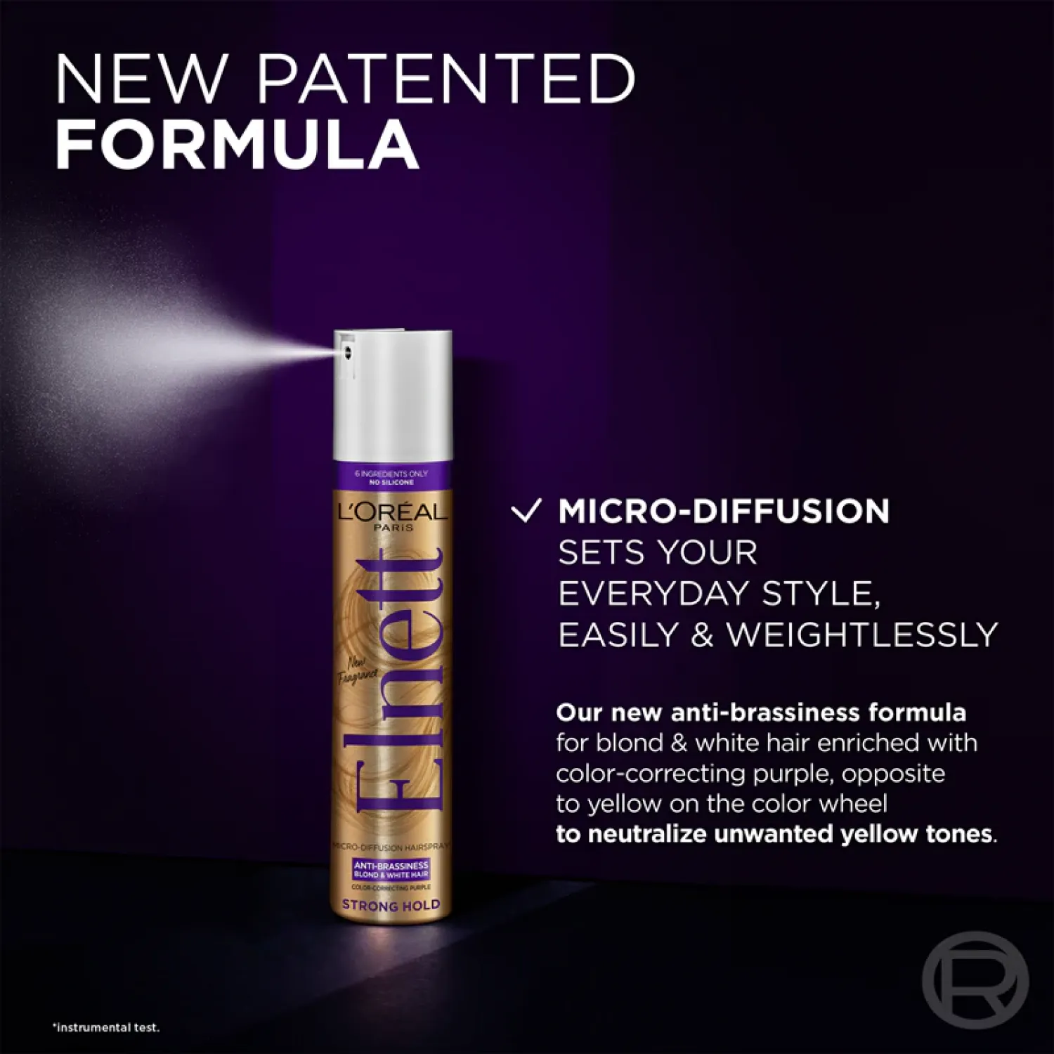 L’Oréal Paris Elnett λακ μαλλιών για ξανθά μαλλιά 200ml
