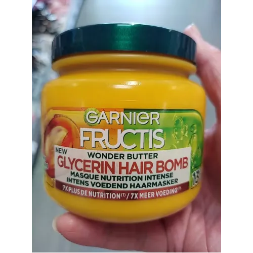 Garnier Fructis Glycerin Hair Bomb (Wonder Butter) Μάσκα Μαλλιών 320ml
