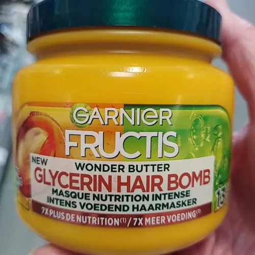 Garnier Fructis Glycerin Hair Bomb (Wonder Butter) Μάσκα Μαλλιών 320ml