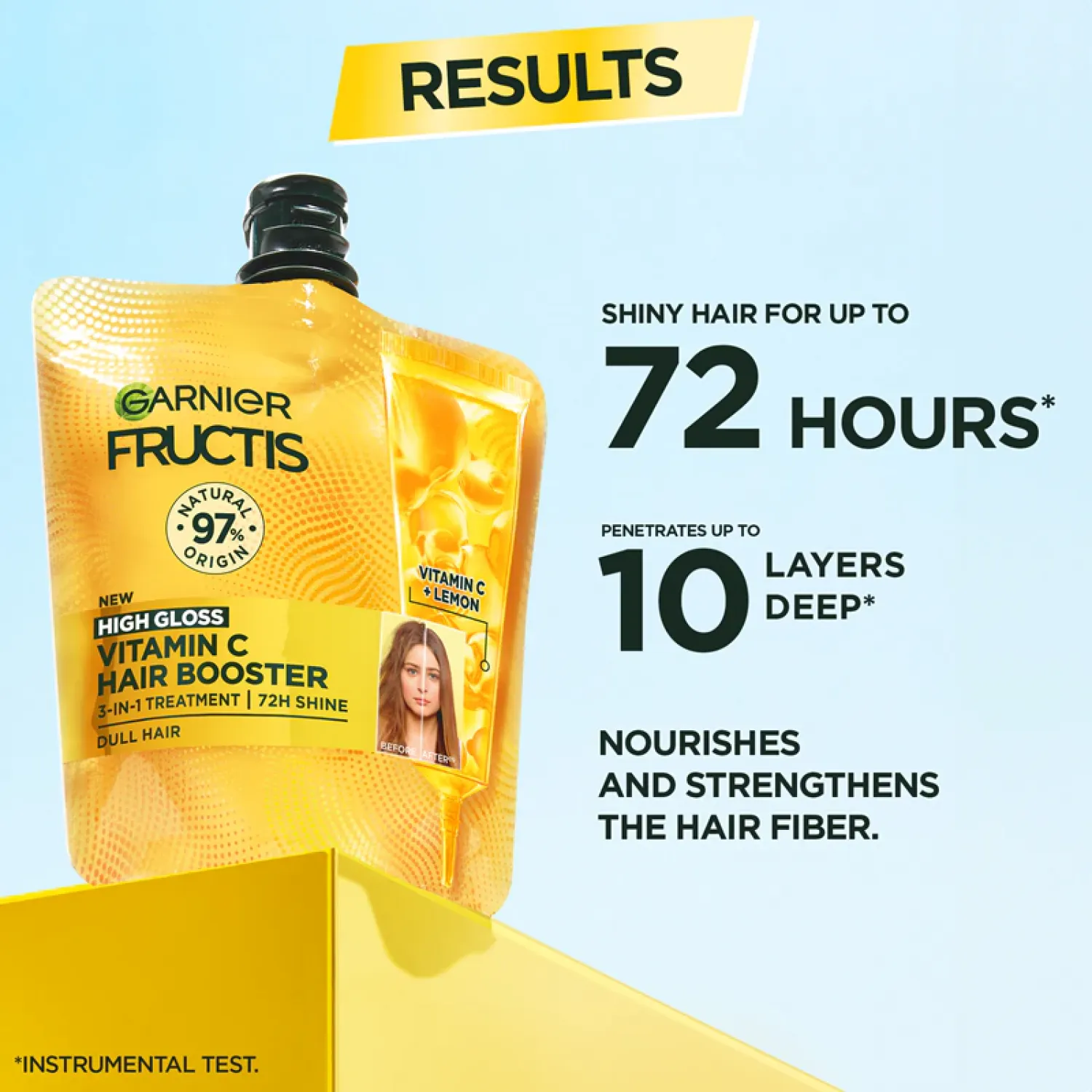 Garnier Fructis Ενισχυτικό Μαλλιών με Βιταμίνη C 60ml