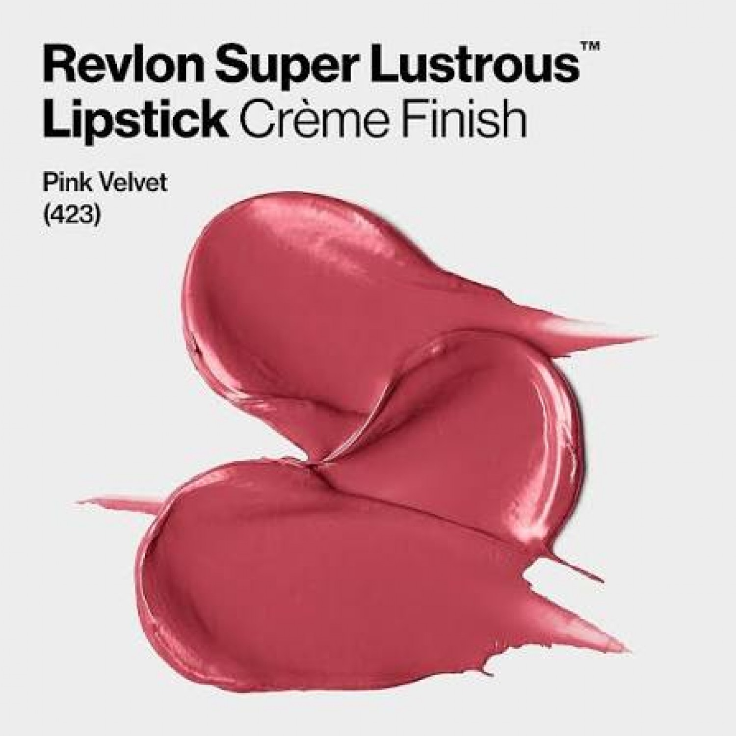 Revlon Super Lustrous Lipstick στην απόχρωση Creme 423 Pink Velvet 4.2g