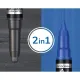 Manhattan Eyemazing Double Effect Eyeshadow  Liner - Μπλε 2 σε 1 σε στυλό για περιστροφή - Χρώμα 004 Cobalt