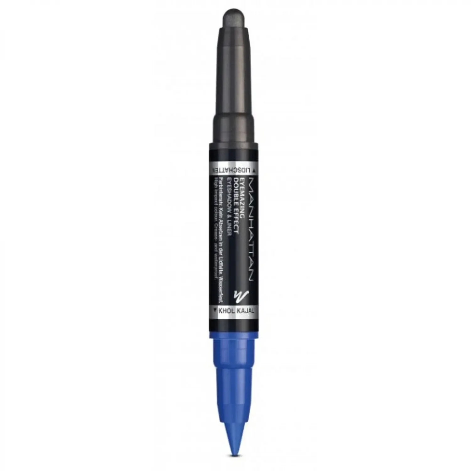 Manhattan Eyemazing Double Effect Eyeshadow  Liner - Μπλε 2 σε 1 σε στυλό για περιστροφή - Χρώμα 004 Cobalt